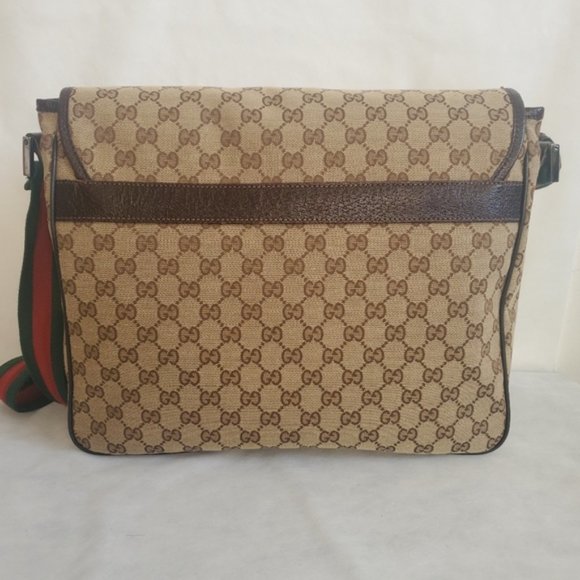 GUCCI Monogram Web Messenger Bag - Picture 5 of 15